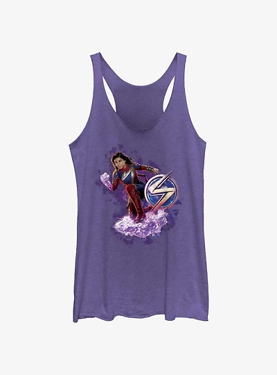 Marvel The Marvels Ms. Marvel Hero Pose Girls Tank