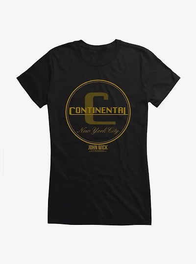 The Continental: From The World Of John Wick New York City Girls T-Shirt