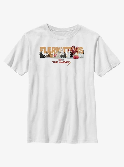 Marvel The Marvels Flerkittens Youth T-Shirt