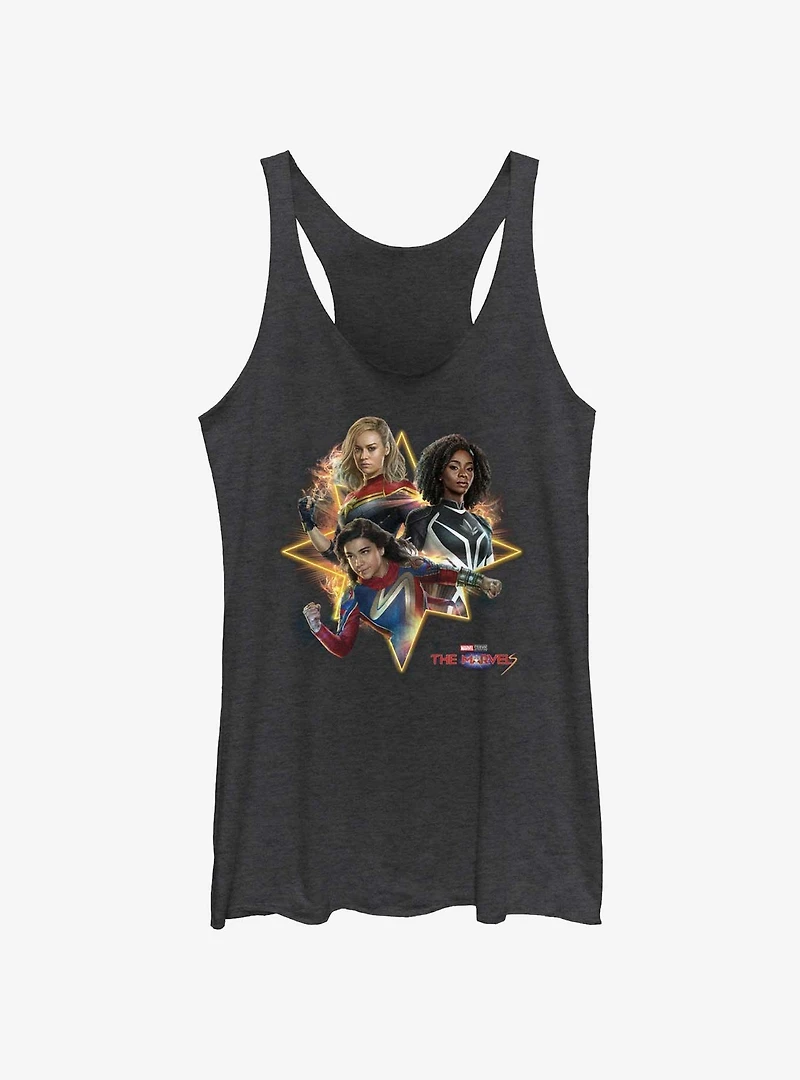 Marvel The Marvels Trio Logo Womens Tank Top