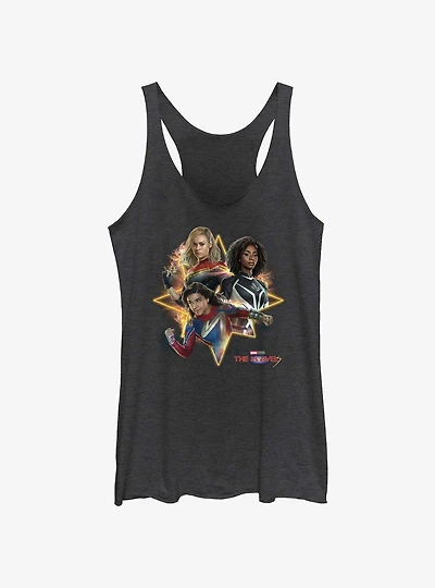 Marvel The Marvels Trio Logo Womens Tank Top