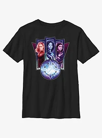 Marvel The Marvels Trio Logo Youth T-Shirt