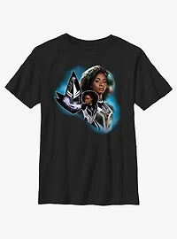 Marvel The Marvels Photon Hero Bust Youth T-Shirt