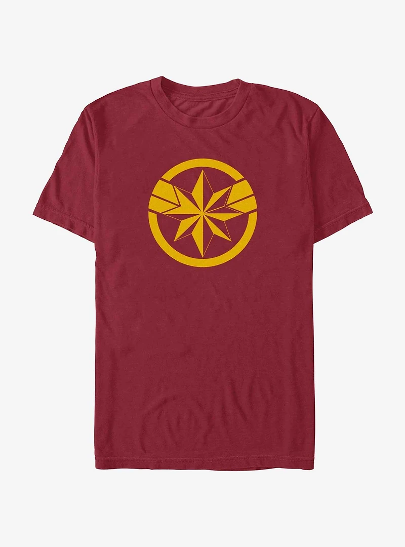 Marvel The Marvels Captain Insignia T-Shirt