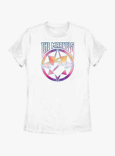Marvel The Marvels Pastel Crest Womens T-Shirt