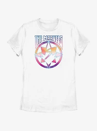 Marvel The Marvels Pastel Crest Womens T-Shirt