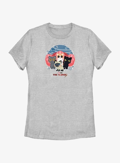 Marvel The Marvels Flerkittens Group Womens T-Shirt