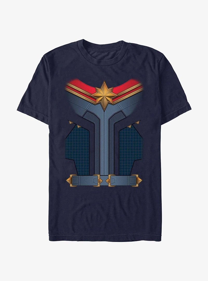 Marvel The Marvels Captain Costume T-Shirt