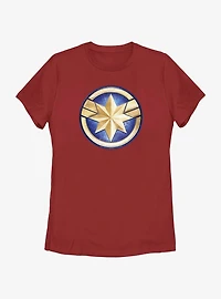 Marvel The Marvels Captain Logo Womens T-Shirt