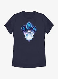 Marvel The Marvels Trio Team Badge Womens T-Shirt
