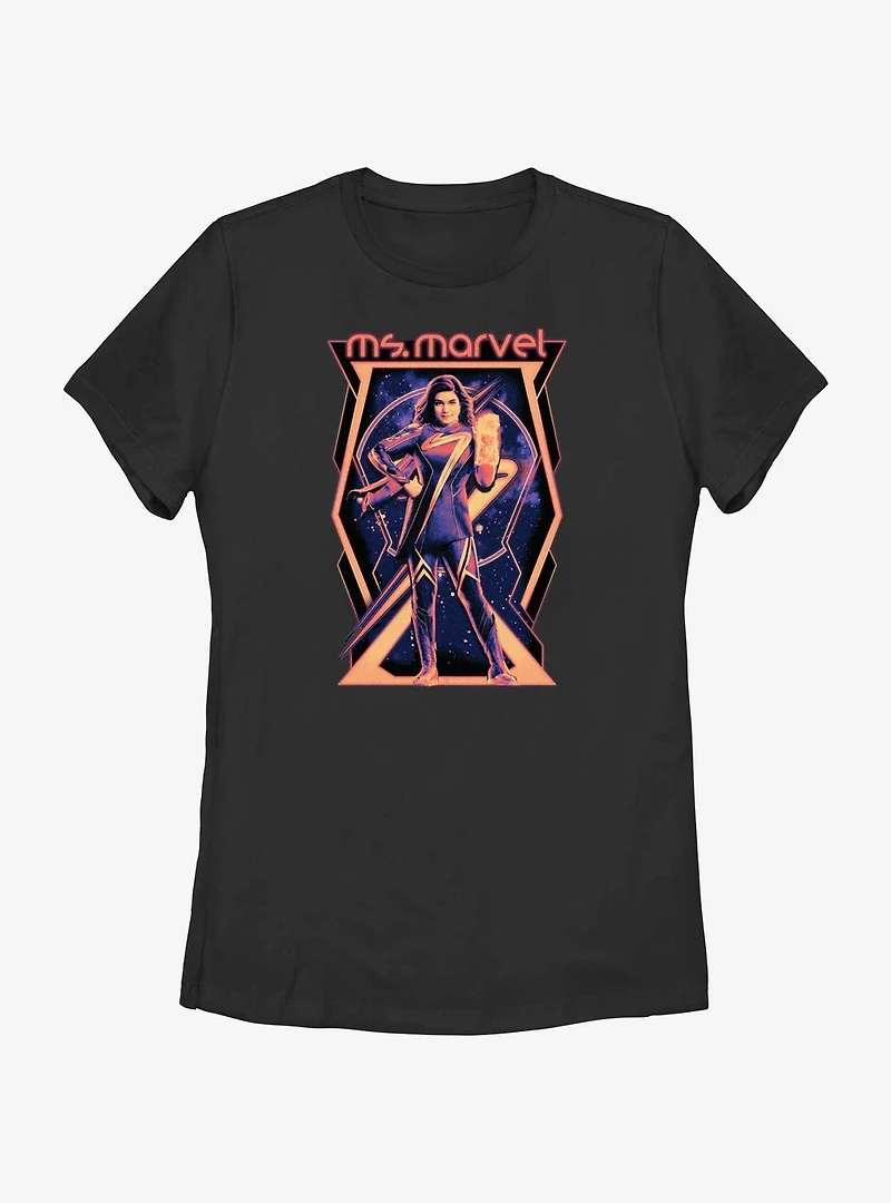 Marvel The Marvels Ms. Poster Womens T-Shirt