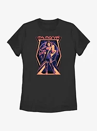 Marvel The Marvels Ms. Poster Womens T-Shirt