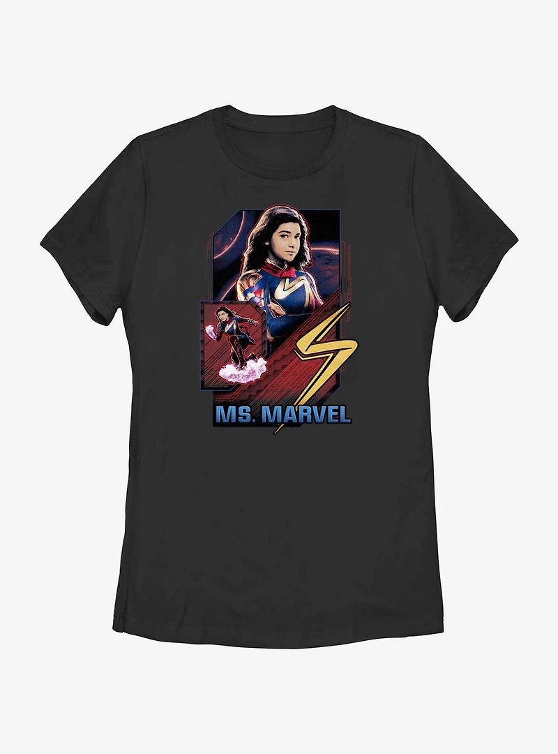 Marvel The Marvels Ms. Badge Womens T-Shirt