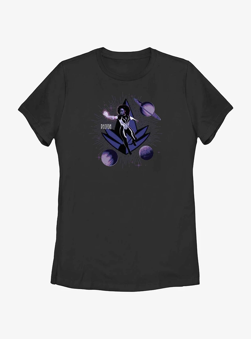 Marvel The Marvels Photon Interplanetary Womens T-Shirt