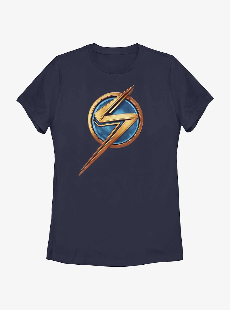 Marvel The Marvels Ms. Logo Womens T-Shirt