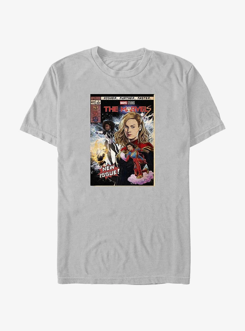 Marvel The Marvels Comic Book Cover T-Shirt BoxLunch Web Exclusive