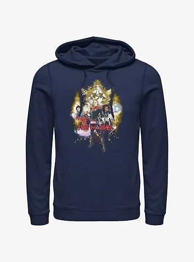 Marvel The Marvels Splatter Power Hoodie BoxLunch Web Exclusive
