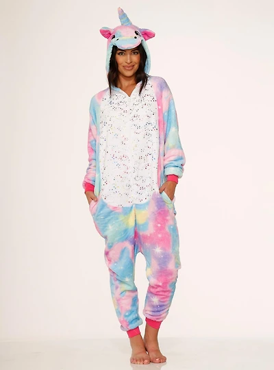 Cotton Candy Galaxy Unicorn Onesie
