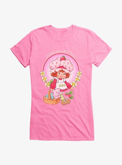 Strawberry Shortcake A Little Love Is All It Takes Girls T-Shirt