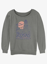 Disney Wish Rosas The Kingdom of Wishes Girls Slouchy Sweatshirt