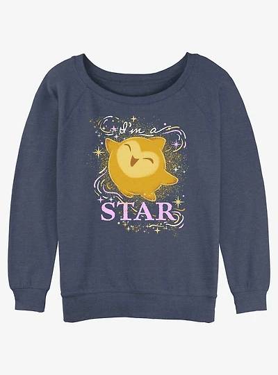 Disney Wish I'm A Star Girls Slouchy Sweatshirt