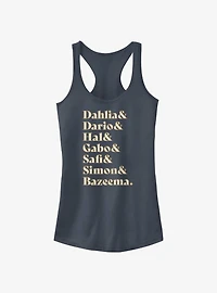 Disney Wish Dahlia & Dario & Hal & Gabo & Safi & Simon & Bazeema Girls Tank