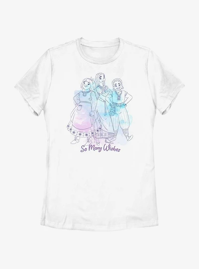 Disney Wish So Many Wishes Womens T-Shirt