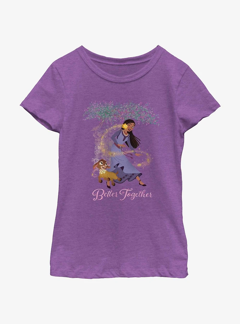 Disney Wish Better Together Youth Girls T-Shirt