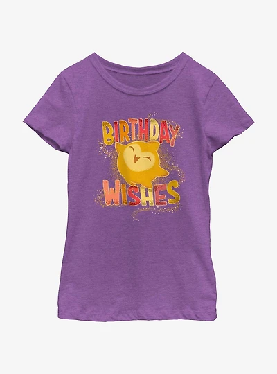 Disney Wish Birthday Star Wishes Youth Girls T-Shirt