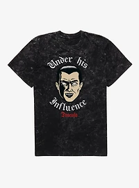 Universal Monsters Dracula Under His Influence Mineral Wash T-Shirt