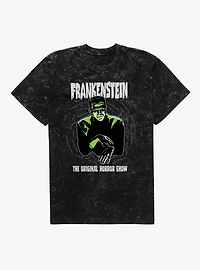 Universal Monsters Frankenstein The Original Horror Show Mineral Wash T-Shirt