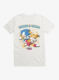 Sonic The Hedgehog And Tails Rings T-Shirt