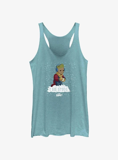 Marvel I Am Groot Snowball Womens Tank Top