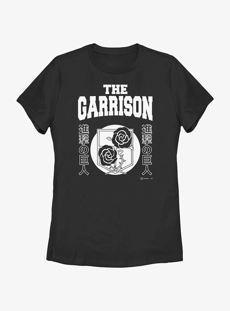 Attack on Titan Garrison Regiment Badge Womens T-Shirt