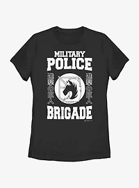 Attack on Titan Police Regiment Badge Womens T-Shirt