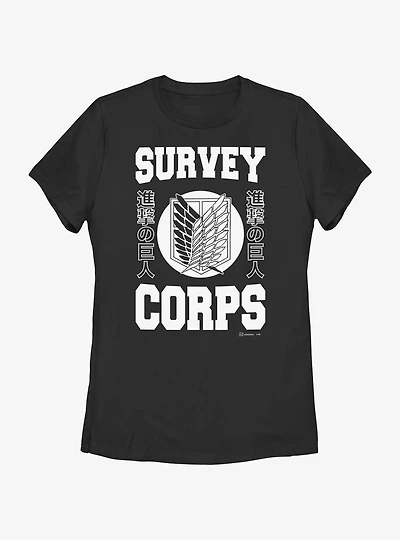 Attack on Titan Scout Regiment Badge Womens T-Shirt