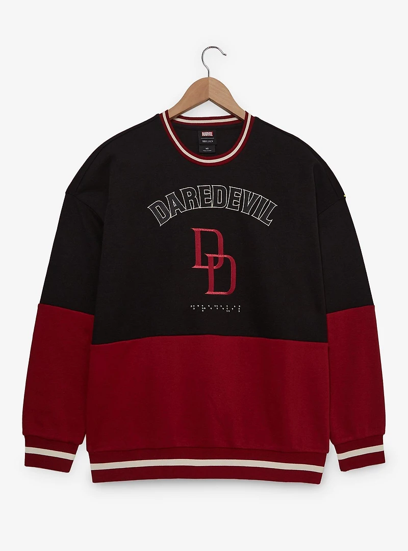 Marvel Daredevil Logo Panel Crewneck - BoxLunch Exclusive