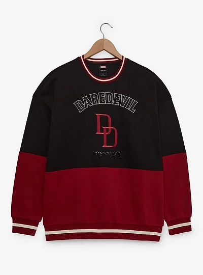 Marvel Daredevil Logo Panel Crewneck - BoxLunch Exclusive