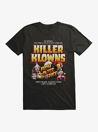 Killer Klowns From Outer Space In Space No One Can Eat Ice Cream T-Shirt