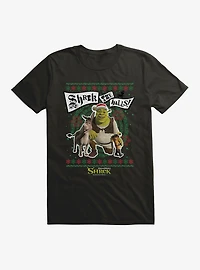Shrek Shrek The Halls! Group Ugly Christmas Sweater T-Shirt