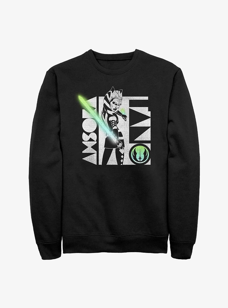 Star Wars Ahsoka Rebel Lightsaber Sweatshirt