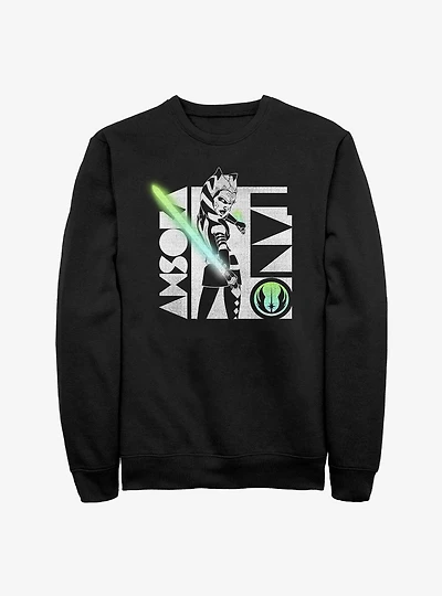 Star Wars Ahsoka Rebel Lightsaber Sweatshirt