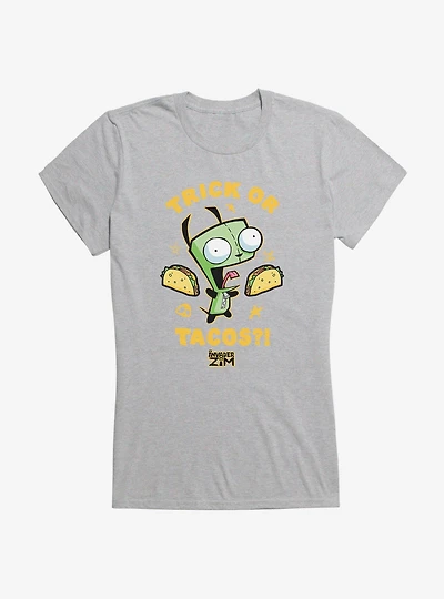 Invader Zim Trick Or Tacos Girls T-Shirt