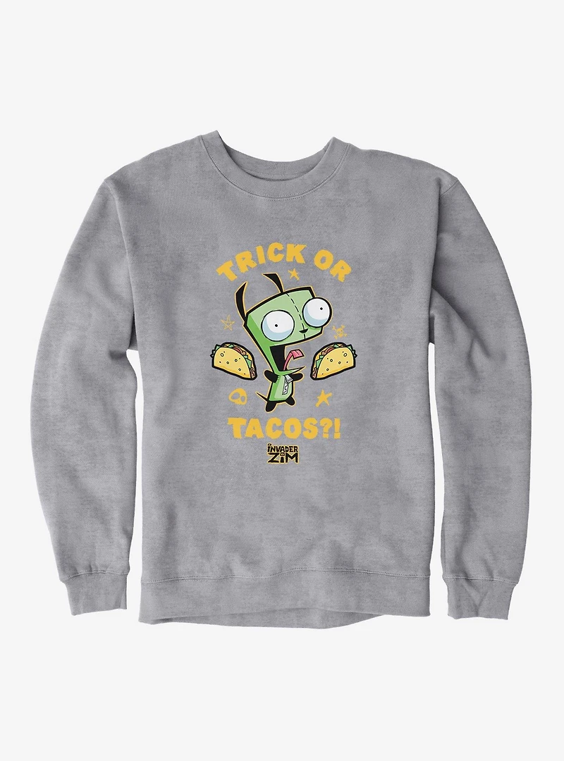 Invader Zim Trick Or Tacos Sweatshirt