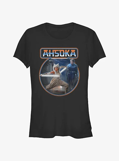 Star Wars Ahsoka Anakin Jedi Training Girls T-Shirt Hot Topic Web Exclusive