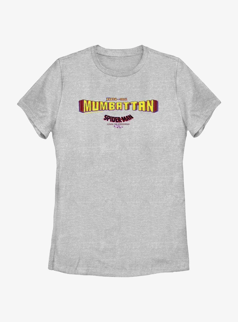 Marvel Spider-Man: Across The Spider-Verse Mumbattan Earth-50101 Womens T-Shirt