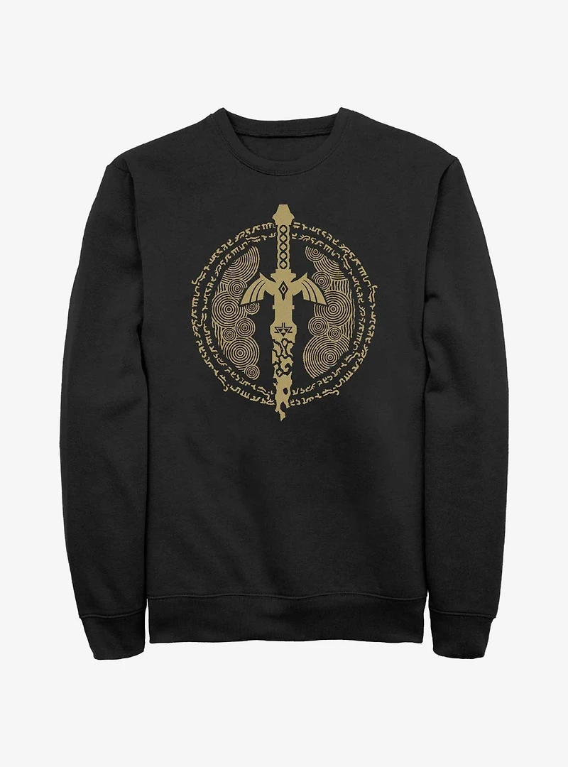 the Legend of Zelda: Tears Kingdom Master Sword Icon Sweatshirt