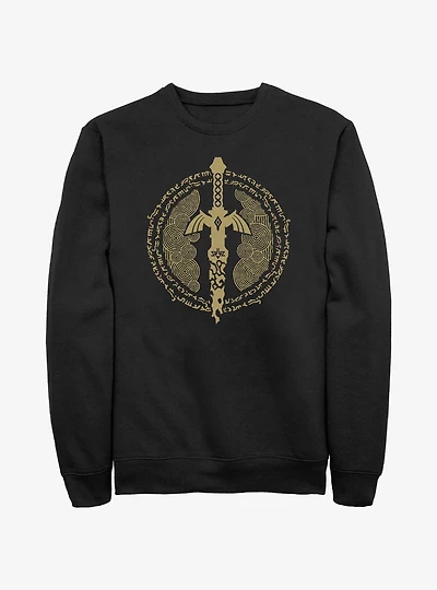 the Legend of Zelda: Tears Kingdom Master Sword Icon Sweatshirt