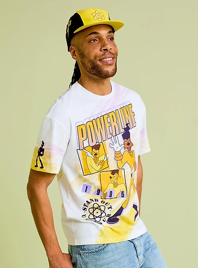Disney A Goofy Movie Powerline Portrait T-Shirt