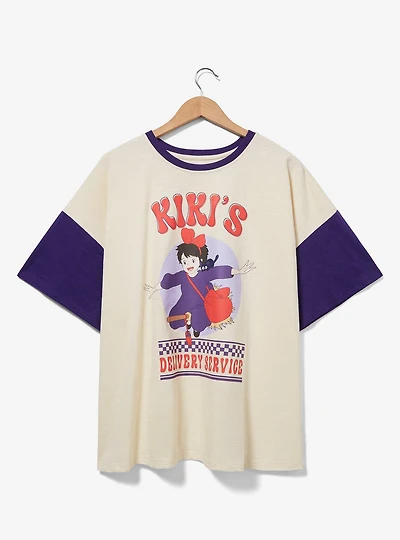 Studio Ghibli Kiki's Delivery Service Color Block Women's Plus T-Shirt — BoxLunch Exclusive